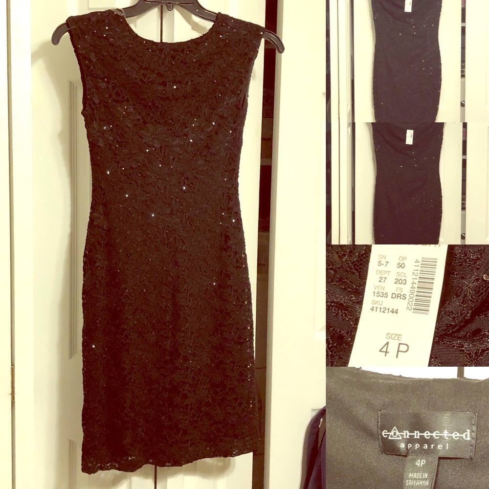 Black cocktail dress
